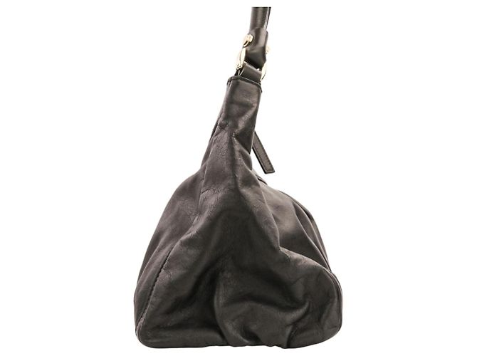 Borsa a spalla GUCCI in pelle Nero - vista 3