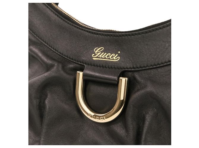 Borsa a spalla GUCCI in pelle Nero - vista 6