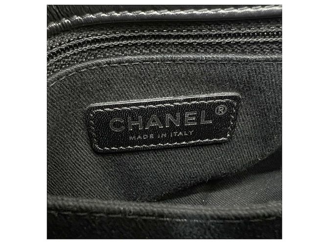 Borsa a tracolla Chanel Matelassé XS in pelle di vitello invecchiata Metallico - vista 12