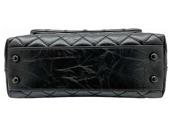 Borsa a tracolla Chanel Matelassé XS in pelle di vitello invecchiata Metallico - vista 8