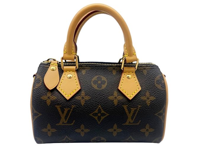 Louis Vuitton Monogram Nano Speedy Handtasche Braun - Ansicht 2