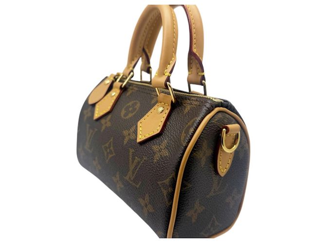 Louis Vuitton Monogram Nano Speedy Handtasche Braun - Ansicht 4