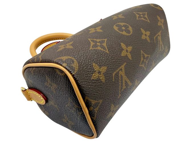 Louis Vuitton Monogram Nano Speedy Handtasche Braun - Ansicht 5
