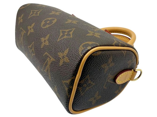 Louis Vuitton Monogram Nano Speedy Handtasche Braun - Ansicht 6