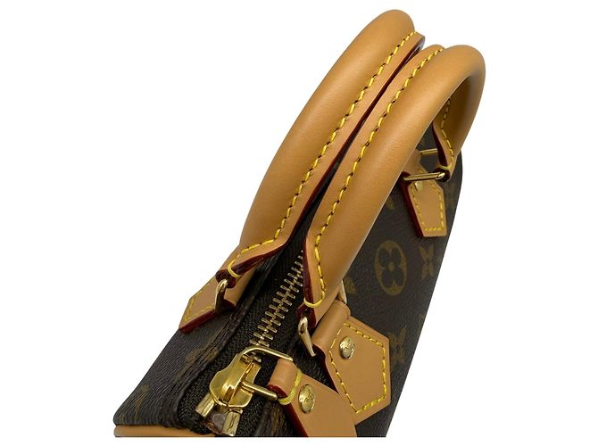 Louis Vuitton Monogram Nano Speedy Handtasche Braun - Ansicht 8