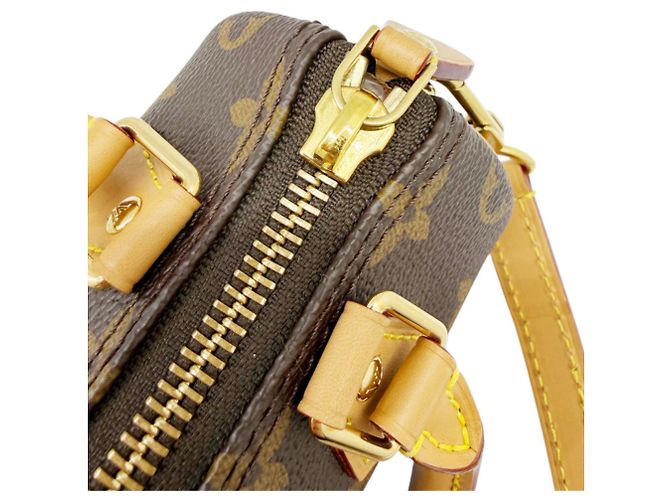 Louis Vuitton Monogram Nano Speedy Handtasche Braun - Ansicht 9