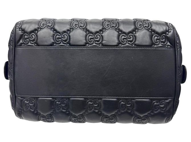 Borsa a mano Gucci GG Matelassé in pelle nera Nero - vista 5