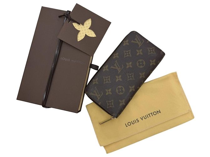 Louis Vuitton Monogram Zippy Wallet Braun - Ansicht 17