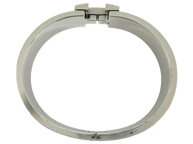Hermès Hermes Click H Bangle Silvery Pink - view 2