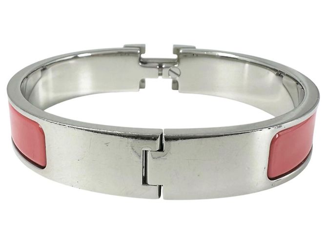 Hermès Hermes Click H Bangle Silvery Pink - view 3