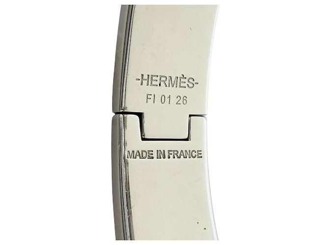 Hermès Hermes Click H Bangle Silvery Pink - view 7