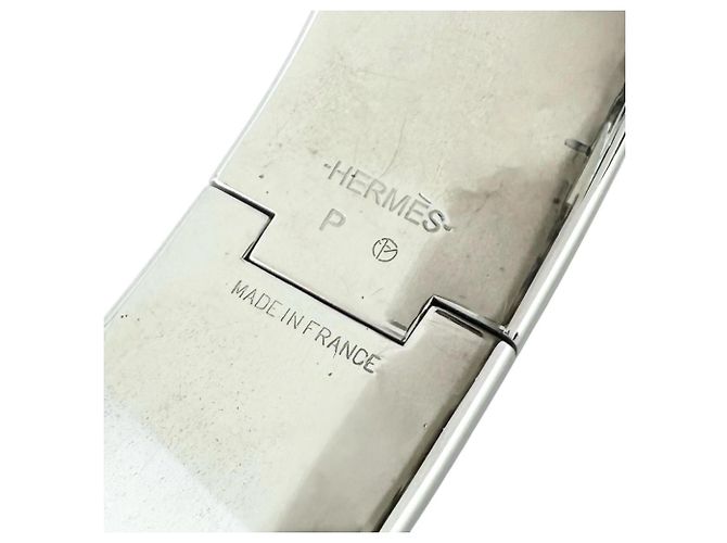 Hermès Pulsera Clic Clac H HERMES Plata Azul marino - vista 7
