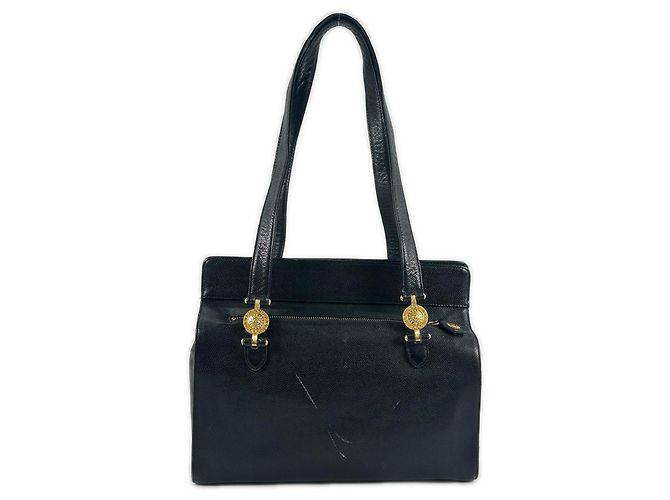 Borsa Tote Versace Sunburst Medusa Nero - vista 2