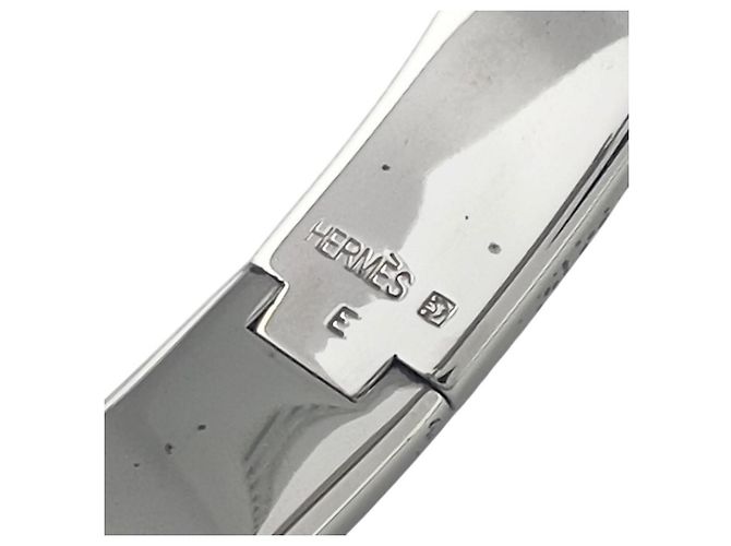 Hermès Hermes Click H Bangle Silvery Light blue - view 7