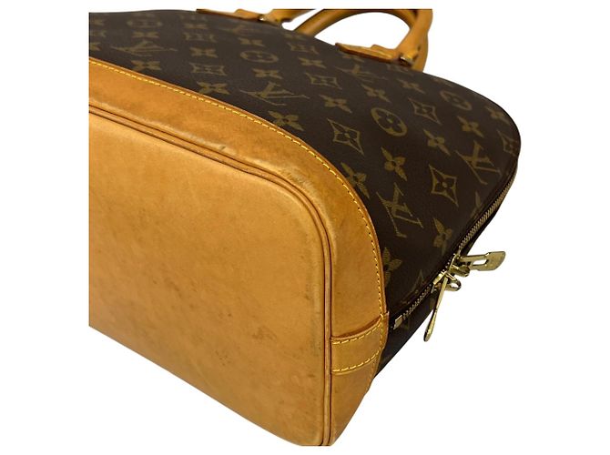Borsa Louis Vuitton Alma LV M51130 Marrone - vista 10