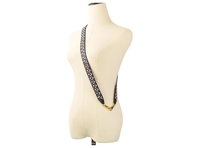 Hermès Tracolla Hermes Bandoulière Nero Bianco - vista 11