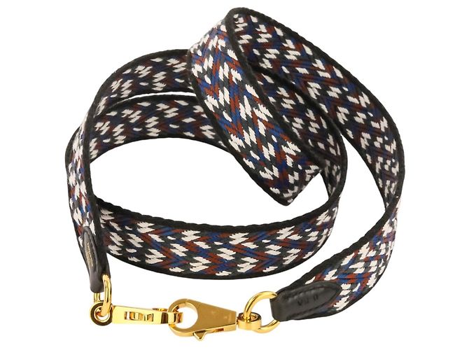 Hermès Tracolla Hermes Bandoulière Nero Bianco - vista 2