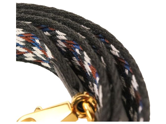 Hermès Tracolla Hermes Bandoulière Nero Bianco - vista 9