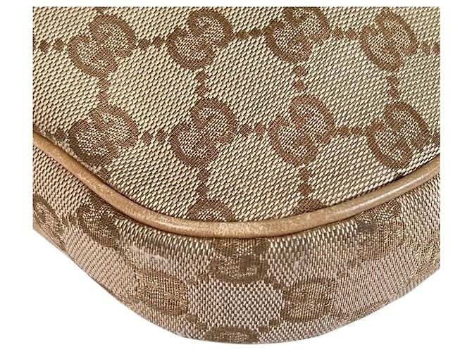 Borsa a Spalla Gucci Horsebit Tassel Sherry Line Beige - vista 10