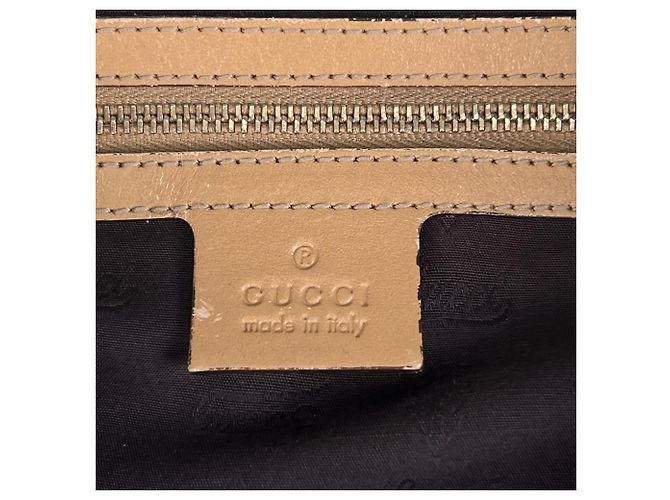 Borsa a Spalla Gucci Horsebit Tassel Sherry Line Beige - vista 18