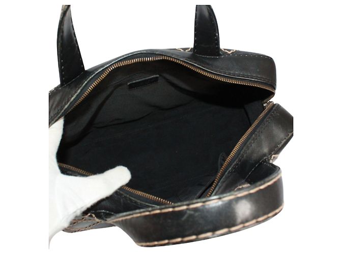 Borsa in pelle CHANEL Wild Stitch Nera Nero - vista 9