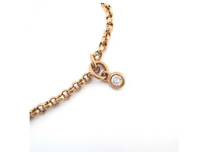 Hermès Pulsera Charm Hermes K18PG Ex-Libris Dorado - vista 4