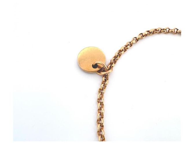 Hermès Pulsera Charm Hermes K18PG Ex-Libris Dorado - vista 5