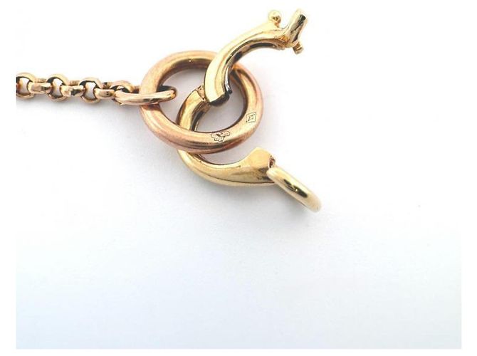 Hermès Pulsera Charm Hermes K18PG Ex-Libris Dorado - vista 7