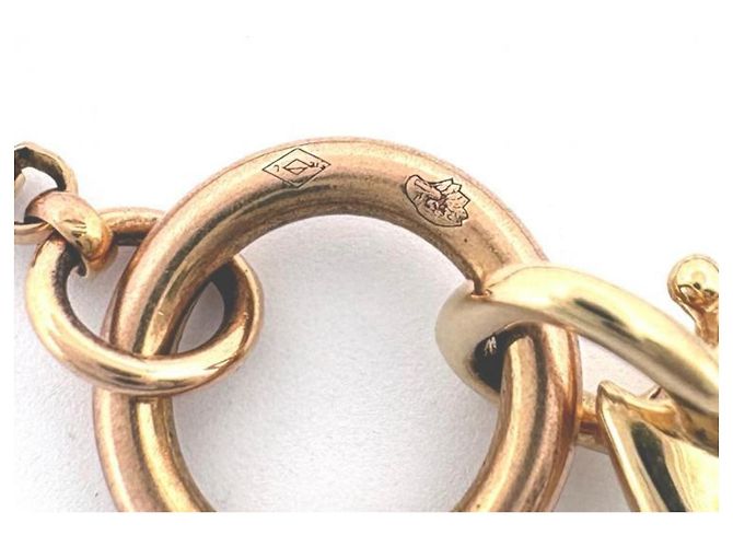 Hermès Pulsera Charm Hermes K18PG Ex-Libris Dorado - vista 8