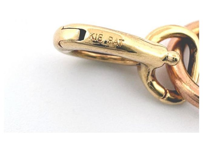 Hermès Pulsera Charm Hermes K18PG Ex-Libris Dorado - vista 9