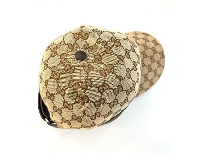Gucci GG Canvas Baseball Cap Braun - Ansicht 3