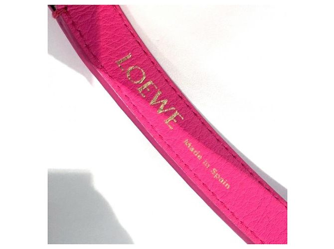 Borsa a tracolla Loewe Cubie Anagram Jacquard Nero Rosa - vista 7