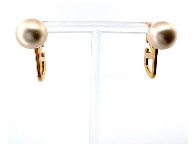 Orecchini pendenti Valentino Garavani V-logo Signature Gold D'oro - vista 5