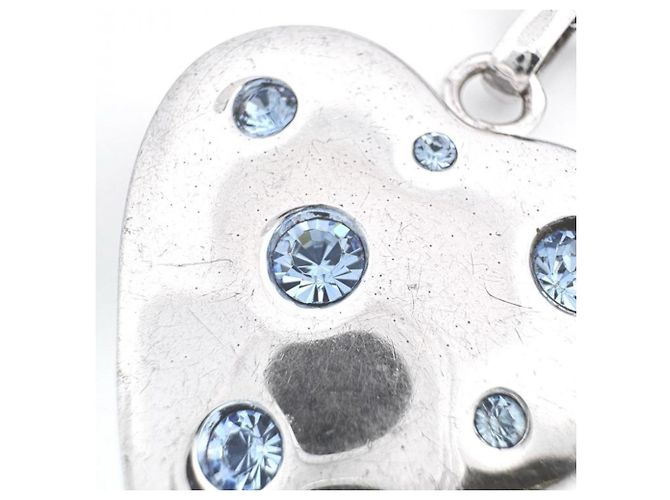 Collana Vintage Heart Yves Saint Laurent SV925 Argento - vista 3