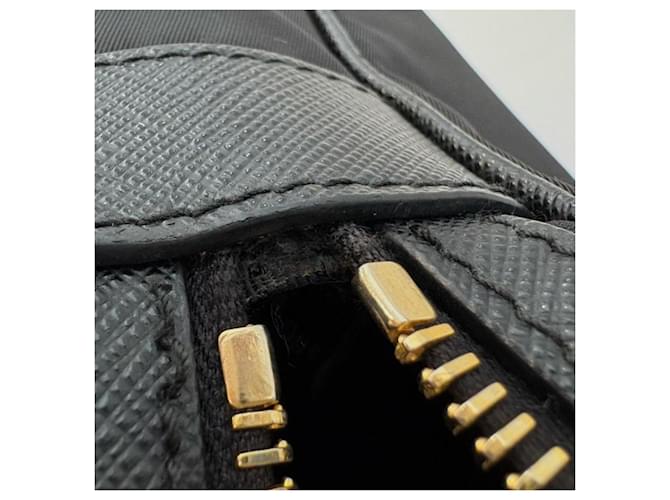 Saffiano Borsa a Spalla Prada 1BH218 Nero - vista 10
