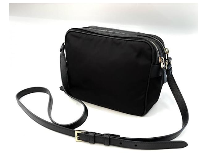 Saffiano Borsa a Spalla Prada 1BH218 Nero - vista 2