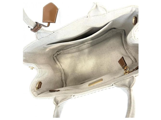 Borsa Prada Canapa Licamo Natural Brown Marrone - vista 6