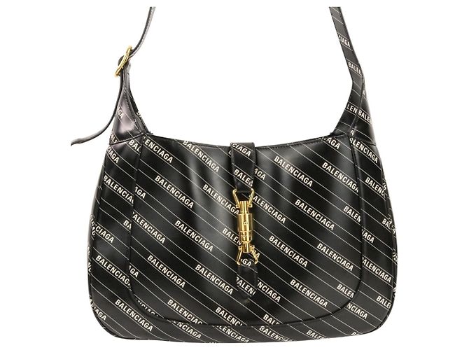Gucci Balenciaga The Hacker Project Jackie 1961 Borsa a Spalla Medium Nero - vista 2