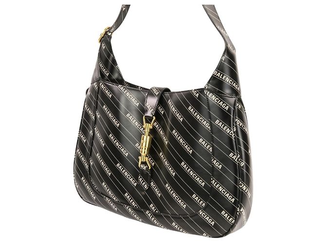 Gucci Balenciaga The Hacker Project Jackie 1961 Borsa a Spalla Medium Nero - vista 7