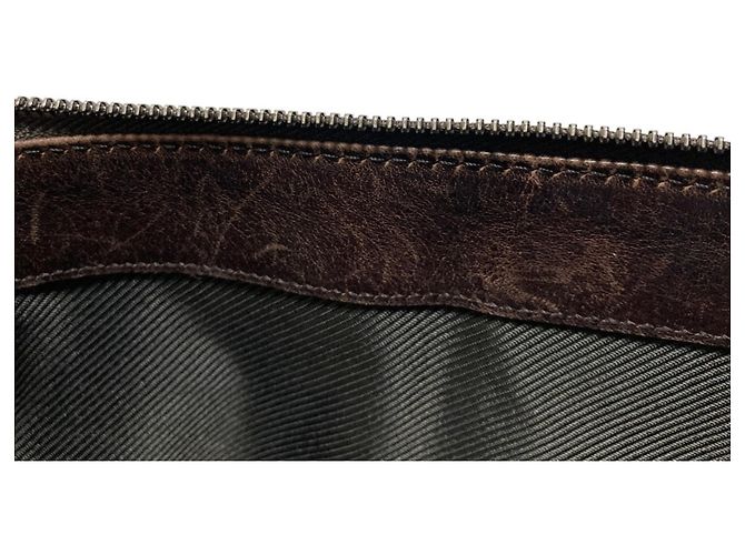 Borsa a tracolla Gucci GG Supreme marrone - vista 10