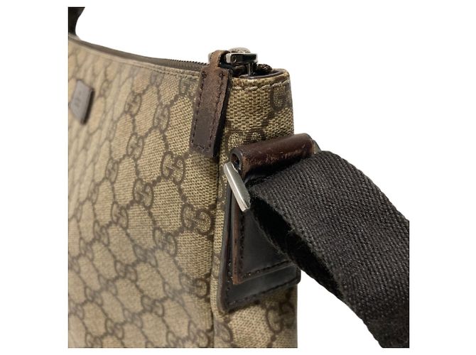 Borsa a tracolla Gucci GG Supreme marrone - vista 16