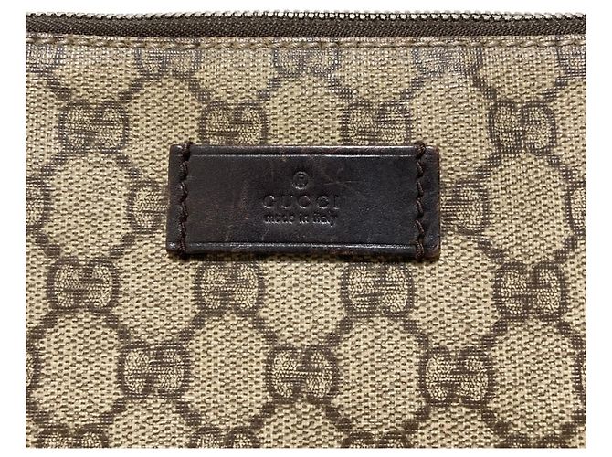 Borsa a tracolla Gucci GG Supreme marrone - vista 6
