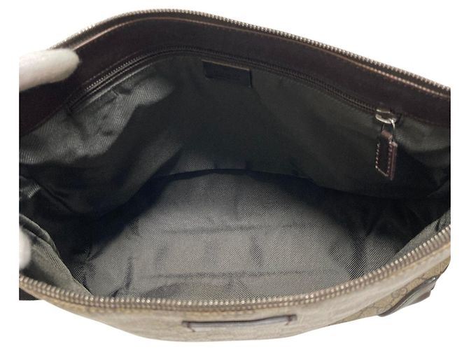 Borsa a tracolla Gucci GG Supreme marrone - vista 7