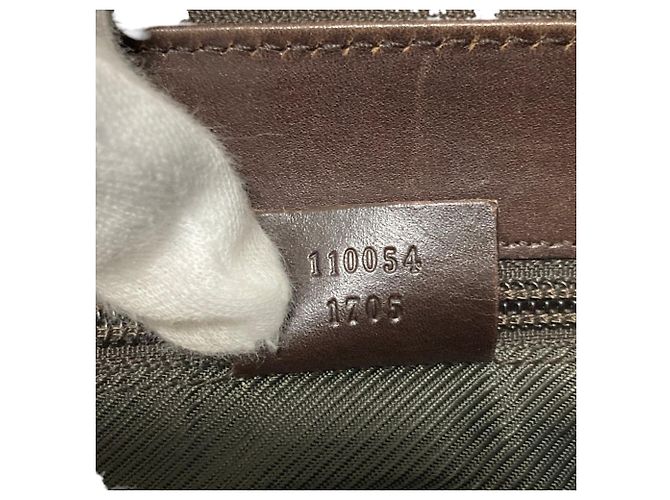 Borsa a tracolla Gucci GG Supreme marrone - vista 9