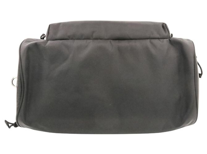 Borsa Boston 2-Way GUCCI Sherry Line Nylon Nero - vista 6