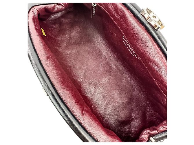 Clutch Chanel Timeless trapuntata Nero - vista 11