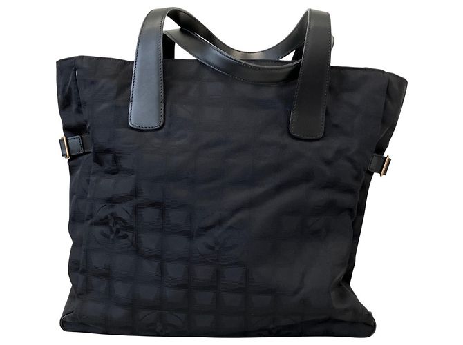 Borsa Tote Chanel New Travel Line GM Nero - vista 3
