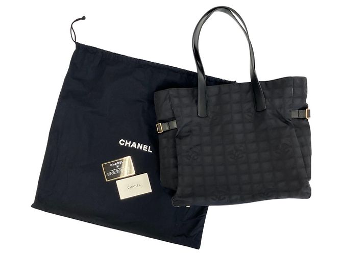 Borsa Tote Chanel New Travel Line GM Nero - vista 9