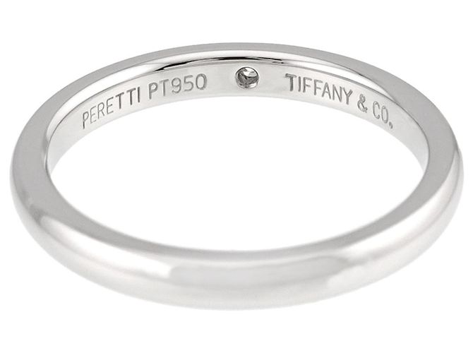 Anello stacking in platino Tiffany & Co. - vista 3