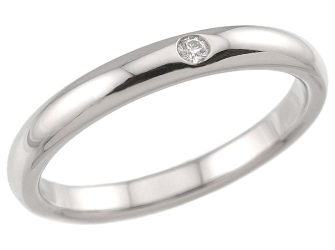 Anello stacking in platino Tiffany & Co. - vista 4